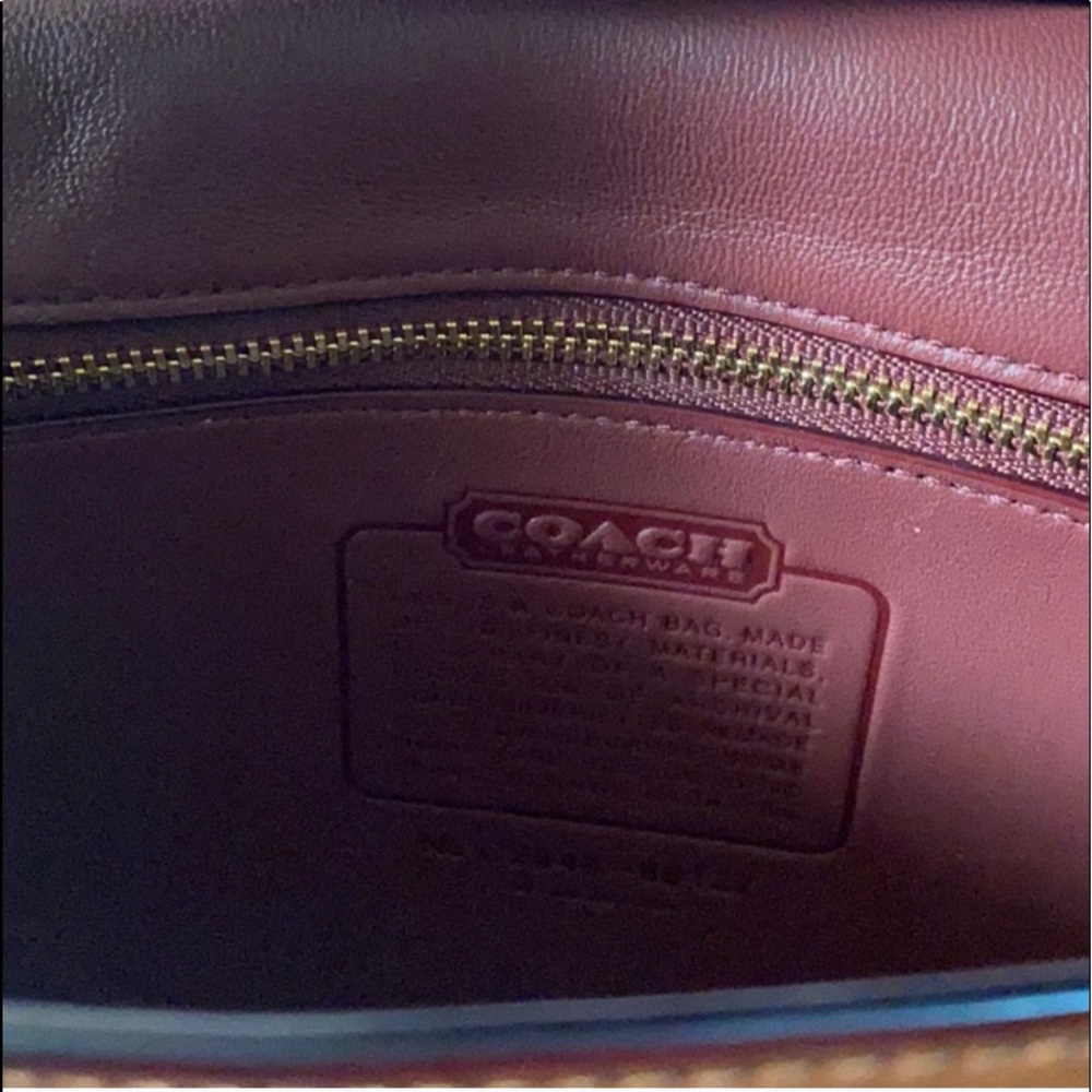 Brown Coach Shoulder Purse - Picture 10 of 11